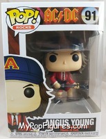Angus Young (Red Jacket) from AC/DC - Pop! Vinyl Figures manufactured by Funko [Front]