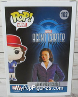 Agent Carter (Golden Orb) from Agent Carter - Pop! Vinyl Figures manufactured by Funko [Back]