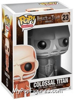 Colossal Titan (Deluxe) (Black & White) from Attack on Titan - Pop! Vinyl Figures manufactured by Funko [Front]