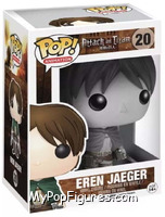 Eren Jaeger (Black & White) from Attack on Titan - Pop! Vinyl Figures manufactured by Funko [Front]
