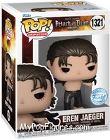 Eren Jaeger (Open Shirt) (Metallic) from Attack on Titan - Pop! Vinyl Figures manufactured by Funko [Front]
