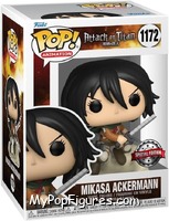 Mikasa Ackerman from Attack on Titan - Pop! Vinyl Figures manufactured by Funko [Front]