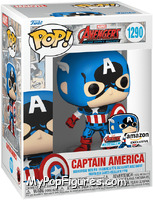 Captain America (With Pin) from Avengers - Beyond Earth's Mightiest Pop! manufactured by Funko [Front]