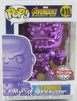 Thanos (Purple Chrome) from Avengers - Avengers Infinity War Pop! manufactured by Funko [Front]