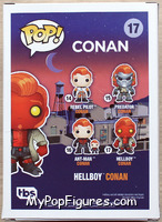 Hellboy Conan from Conan O'Brien - Pop! Vinyl Figures manufactured by Funko [Back]