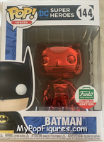 Batman (Red Chrome) from DC Super Heroes - Pop! Vinyl Figures manufactured by Funko [Front]