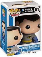 Batman (Unmasked) from DC Super Heroes - Pop! Vinyl Figures manufactured by Funko [Front]