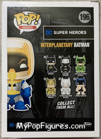 Interplanetary Batman from DC Super Heroes - Pop! Vinyl Figures manufactured by Funko [Back]