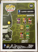 Killer Croc (Impopster) from DC Super Heroes - Pop! Vinyl Figures manufactured by Funko [Back]