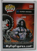Lobo from DC Super Heroes - Pop! Vinyl Figures manufactured by Funko [Back]
