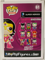 Star Sapphire Wonder Woman (Metallic) from DC Super Heroes - Pop! Vinyl Figures manufactured by Funko [Back]