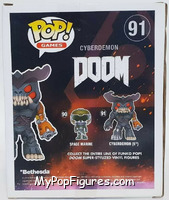 Cyberdemon (Deluxe) from Doom - Pop! Vinyl Figures manufactured by Funko [Back]