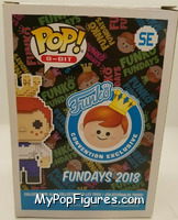 Freddy Funko (8-Bit / Green Glow) from Funko - Pop! Vinyl Figures manufactured by Funko [Back]
