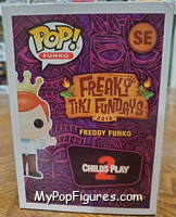 Freddy Funko (Chucky) from Funko - Pop! Vinyl Figures manufactured by Funko [Back]