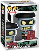 Matador Bender from Futurama - Pop! Vinyl Figures manufactured by Funko [Front]