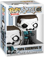 Papa Emeritus IV (Blue Jacket) (Glitter) from Ghost (Rock Band) - Pop! Vinyl Figures manufactured by Funko [Front]