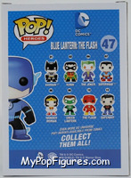 Blue Lantern: The Flash (Metallic) from Heroes - DC Comics Pop! manufactured by Funko [Back]