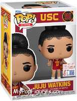 Juju Watkins (Cardinal Jersey) (USC) from Icons - Pop! Vinyl Figures manufactured by Funko [Front]