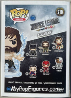 Aquaman from Justice League - Pop! Vinyl Figures manufactured by Funko [Back]