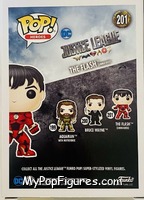 Flash (Unmasked) from Justice League - Pop! Vinyl Figures manufactured by Funko [Back]