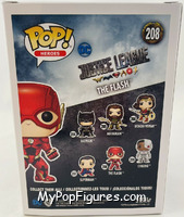 Flash (Blue Chrome) from Justice League - Pop! Vinyl Figures manufactured by Funko [Back]