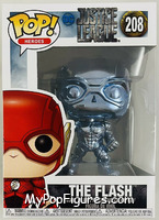 Flash (Blue Chrome) from Justice League - Pop! Vinyl Figures manufactured by Funko [Front]