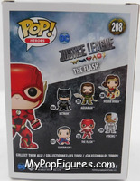 Flash (Silver Chrome) from Justice League - Pop! Vinyl Figures manufactured by Funko [Back]