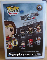 Wonder Woman from Justice League - Pop! Vinyl Figures manufactured by Funko [Back]