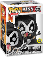 The Demon (Glows In The Dark) from KISS - Pop! Vinyl Figures manufactured by Funko [Front]
