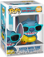Stitch with Tube from Lilo & Stitch - Pop! Vinyl Figures manufactured by Funko [Front]