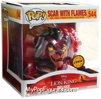 Scar with Flames (Red) (Deluxe) (Chase) from Lion King - Pop! Vinyl Figures manufactured by Funko [Front]