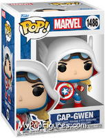 Cap-Gwen from Marvel - Marvel Universe Pop! manufactured by Funko [Front]