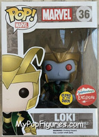 Loki (Frost) (Glows in the Dark) from Marvel - Marvel Universe Pop! manufactured by Funko [Front]
