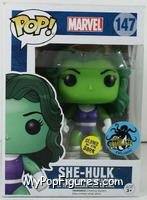 She-Hulk (Glows in the Dark) from Marvel - Marvel Universe Pop! manufactured by Funko [Front]