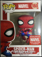 Spider-Man (Leaping) from Marvel - Marvel Universe Pop! manufactured by Funko [Front]