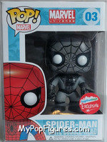 Spider-Man (Black / White) from Marvel - Marvel Universe Pop! manufactured by Funko [Front]