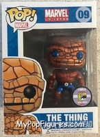 Thing (Metallic / Blue Eyes) from Marvel - Marvel Universe Pop! manufactured by Funko [Front]