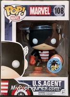 U.S. Agent from Marvel - Marvel Universe Pop! manufactured by Funko [Front]