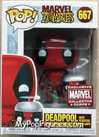 Zombie Deadpool (Headpool) from Marvel Zombies - Pop! Vinyl Figures manufactured by Funko [Front]