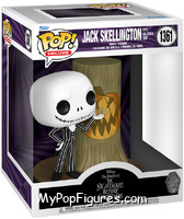 Jack Skellington (Halloween Door) (Deluxe) from Nightmare Before Christmas - Pop! Vinyl Figures manufactured by Funko [Front]