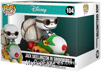 Jack Skellington in Snowmobile from Nightmare Before Christmas - Pop! Rides manufactured by Funko [Front]