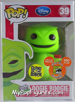 Oogie Boogie (Glow in the Dark) from Nightmare Before Christmas - Pop! Vinyl Figures manufactured by Funko [Front]