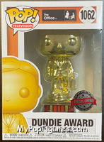 Dundie Award (Gold Chrome) from Office - Pop! Vinyl Figures manufactured by Funko [Front]