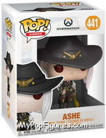 Ashe (Black Outfit) from Overwatch - Pop! Vinyl Figures manufactured by Funko [Front]