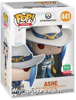 Ashe (White Outfit) from Overwatch - Pop! Vinyl Figures manufactured by Funko [Front]
