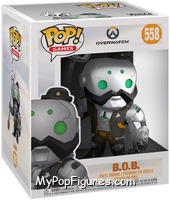 B.O.B. (Deluxe) (Silver) from Overwatch - Pop! Vinyl Figures manufactured by Funko [Front]