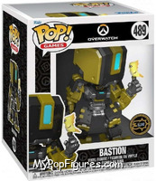 Bastion (Deluxe) (Gold Metallic) from Overwatch - Pop! Vinyl Figures manufactured by Funko [Front]