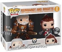 Reinhardt & Brigitte from Overwatch - Pop! Sets manufactured by Funko [Front]
