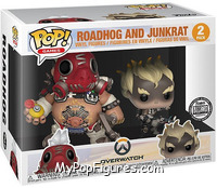 Roadhog and Junkrat from Overwatch - Pop! Sets manufactured by Funko [Front]