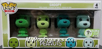Snoopy 4-Pack (Flocked) from Peanuts - Pop! Minis manufactured by Funko [Front]